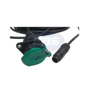 CABLE + SOCKET; FOR POWER ISO 7