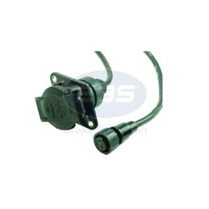 CABLE + SOCKET; FOR POWER ISO 7