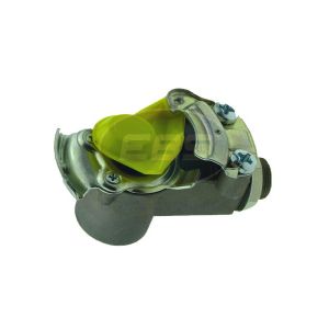 COUPLING HEAD M16X1-5 YELLOW