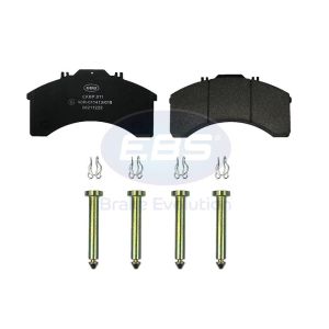 BRAKE PAD SET E11 C/W F/KIT