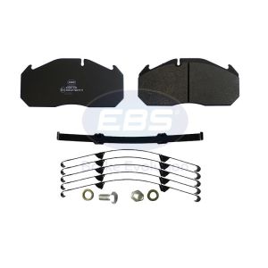 BRAKE PAD SET E11 C/W F/KIT