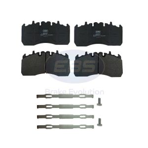 BRAKE PAD SET E11 C/W F/KIT