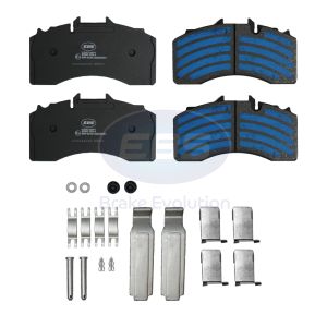 BRAKE PAD SET C/W F/KIT BPW