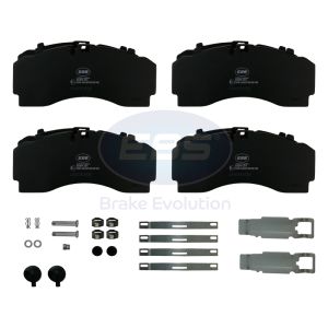 BRAKE PAD SET E11 C/W F/KIT
